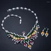 Kolczyki Dangle Multicolor CZ Zwierzę