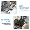 Toilet Shelf Storage RackOver The Toilet Storage Shelf Punch-free Kitchen Storage Rack Toilet Paper Organizer Shelves Bathroom 240118