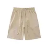 Shorts de rue réfléchissants Pantalon de sport décontracté pour hommes, ample, style surdimensionné, pantalon court avec cordon de serrage, tendance, short de basket-ball, short de sport design L6