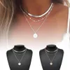 Kettingen Stralen Zon Meerlaagse Ketting Vergulde Legering Hals Hanger Choker Sieraden Cadeau Voor Vrouwen Gouden Slivery SWD889338a