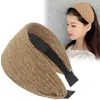Raincoats Autumn And Winter Wide-Brimmed Wool Headband Female Elegant Graceful Toothed Hairpin Warm Accessories Hair Bands For Women