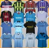 Retro Man Soccer Jerseys 98 99 00 11 12 City 1998 1999 2000 2011 2012 1972 Eidos Gallagher Weah Tevez Kun Aguero Dzeko Kompany Vintage Shirts Kit 07 08 09 82 83