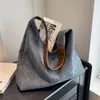 Сумки на талию Foufurieux Denim Hobo, модная сумка на плечо, дизайнерская сумка большой емкости для покупок, женская летняя сумка, роскошная универсальная сумка