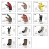 5pcs Finger Dinosaur Puppet Toys Battle Role Play Toy Velociraptor Mini Hand Animal Model Doll Soft Rubber Gloves Gifts for Boys 240126