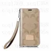 iPhone 15のトップファッションデザイナーウォレット電話ケース15pro 14 14plus 12 13 Pro Max Samsung S22 S23 S24 Ultra Leather Card Pocketh