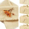 Table Napkin 6PCS Cloth Cotton Accessories Linen Towel Dinner Handkerchief Wedding Decoration Mark Place Decor Mariage