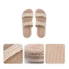 Sandals Slippers Womens House Straw Sandal Household Fashion Beach Flat Women's