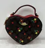 Women handbag 2024 Classic shoulder Bags tote bag lady Totes Fashion Backpack Old Flower Love Box Women's Bag Logo Cute Heart Stripe Crossbody Bag