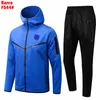 23 24 Men's Cotton padded clothes 2023 2024 Argentina Marseilles psges Brazils Tracksuits Brasil Algeria Thermal jacket Soccer Sets