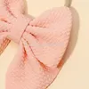 Noyaux imprimer nœud papillon en Nylon bandeau nu pour bébé filles chapeaux nouveau-né bébé sans trace nœud papillon bandeaux mince bandeau