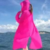 Trenchs de femmes Veste Printemps et été Plus Taille Coréenne À Capuche Longue Protection Solaire Vêtements Anti-UV Sports De Plein Air Top A380