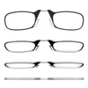 Mini Neus Clip op Draagbare Leesbril Mannen voor Vrouwen Randloze Draagbare Vergrootglas Verziend Bril Eyewear Dames 240122