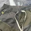 Patchwork Shorts Jogger Summer Pant Men Big Pockets Designer sznurka krótkie spodnie wakacje odzież 24ss