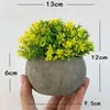 Decoratieve Bloemen Valse Planten Ingemaakte Mini Nep Bonsai Kunstmatige Pot Tuinarrangement Tafel Decor Ornamenten Thuis