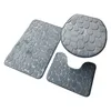 Tapis de bain 1 ensemble de tapis de douche utile, tapis sans décoloration en forme de U, pratique résistant à l'humidité