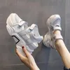 Kobiety Chunky Platforme Sneakers Fashion Hase Up Old Dad Buty Kobieta Siatka Oddychana Kosz kobiet niebieskie buty swobodne jesień 240126