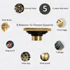 Bath Accessory Set Euro Square Floor Drains Antique Brass Shower Hardware Bathroom Accessories Drain Deodorant Strainer Cover