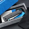 BM 533 Mini Bugout Pocket Folding Knife S90V Satin Plain Blade Carbon Fiber Handles Outdoors Tactical Self Defense Survival Tools BM533-3