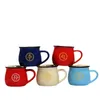 Tasses Creative Céramique Tasse Ventre Lait Petit Déjeuner Café Coloré Glaçure Tasse Peut Être Réglé