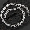 set with zircon necklace 11mm U-Shaped horseshoe lotus men necklace trendy brand personalied collarbone chain