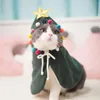 Kedi Kostümleri Güzel Köpekler Kediler Pelerin Kıyafetini Geliştirin Ambiyans Evcil Hayvanları Noel Yavru Kavan Giyim Festival için