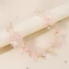 Coix de cheveux esthétique Crystal Pearl Flower Bridal Bandons Hairpins Bridesmaid Accessoires Bijoux de mariage