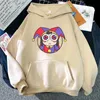 THE AMAZING DIGITAL CIRCUS Pomni Hoodie Streetwear Woman Graphic Sweatshirt Casual Long Sleeve Winter Pullovers Clothes 240125