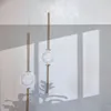 Lâmpadas pendentes modernas ajustáveis luzes led minimalista restaurante/café bar/sala de estar/lâmpada de cabeceira longa linha pendurar decoração