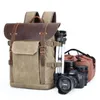 Рюкзак из батика, холщовая водонепроницаемая сумка для фотографирования, уличная износостойкая большая сумка для камеры Po для мужчин и женщин, сумка для альпинизма