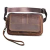 Модная качественная кожаная мужская сумка через плечо, дизайнерская повседневная дорожная портсигар, дорожная поясная сумка для мужчин 341 240126