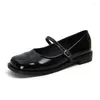 Dress Shoes Shallow Mouth Low Heel Color Matching Mary Jane Walking Comfortable Non-Slip Breathable Summer Sweet Beauty