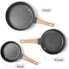 Pans YIIFEEO Friture antiadhésive poêle à induction Set poêle en granit pour la cuisson de l'omelette ustensiles de cuisine