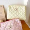 Cosmetic Bags Quilted Makeup Bag Cute Toiletry Large Capacity Travel Pouch For Women And Girls