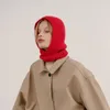 Bérets Lady Chapeau élastique Cagoule d'hiver confortable pour les femmes tricotées coupe-vent anti-dérapant protection de la tête avec une couverture épaisse du cou d'oreille rester