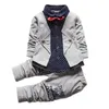 Enfants Vêtements Plus Diluants Ensembles Printemps Automne Survêtement Bébé Garçons Enfant À Manches Longues Gentleman Costumes Enfants T-shirt Pantalons Vêtements Ensembles 240123