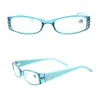 Paquet de 4 lunettes de lecture pour dames, petite monture lumineuse rectangulaire, lunettes presbytes à la mode pour femmes 10 15 20 25 30 35 240118