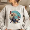 Kvinnors hoodies akita inu kvinnor y2k estetik kawaii svett haruku kläder pullover koreansk stil