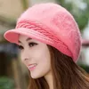 Bérets Style décontracté femmes béret chapeaux cheveux tricotés femme hiver casquette chaude Boina Feminina prix le plus bas