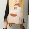 Zaino Chikage in tessuto Oxford da donna semplice di grande capacità per il tempo libero piccola versione coreana borsa da viaggio leggera