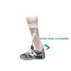 Lobe postérieur goutte attelle de pied stabilisateur d'attelle rigide orthèse de cheville pied Valgus Correction soutien pour la marche avec des chaussures 240122