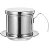 Dinnerware Sets Stainless Steel Vietnamese Pot Travel Accessories Filter For Coffee Machine Camping