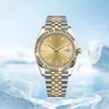 Klassische Luxus Desinger Mechanische Uhr Perlenuhren Berühmte Frauen Strass Zifferblatt Modeschmuck Hochwertige wasserdichte leuchtende automatische Armbanduhren AAA
