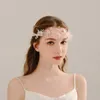 Coix de cheveux esthétique Crystal Pearl Flower Bridal Bandons Hairpins Bridesmaid Accessoires Bijoux de mariage