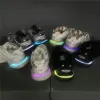 Sapatos Casuais Mulheres Mens Designer Casual Shoe Track LED 3 3.0 Sneaker Iluminado Gomma Couro Trainer Nylon Plataforma Sapatilhas para Sapatos Leves