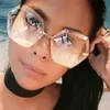 2019 lunettes de soleil sans monture pour femmes lunettes de soleil femme Vintage conduite lunettes de soleil dame lunettes de soleil pour Women247v