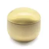 Förvaringsflaskor Portable Tinplate Candle Tin Solid Color Round Containers Travel Cosmetic Jar Oil Cream Pot Sealed Metal Can