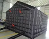 wholesale Party Activities Giant Custom Portable Black Inflatable Nightclub Cube Party Bar Tent Lighting Night Club For Disco Wedding Event