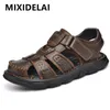 GAI Genuine Leather Casual Shoes for High Quality Classic Summer Outdoor Walking Sneakers Breathable Men Sandals 240119 GAI