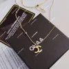 Luxe kwaliteit kanaalhanger ketting charme selectie mode bijpassende persoonlijke stijl ontwerper supermerk klassieke premium sieraden accessoires winkelen