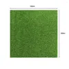 Dekorativa blommor 100 100 cm Artificial Grass Simulation Moss Fake Green Plants Landscape Decoration Home Shop Garden Wedding Diy Decor